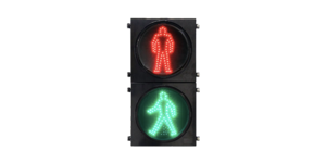 Clear Lens Pedestrian Traffic Light